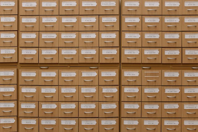 filing cabinets